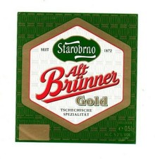 Tschechien Bieretikett -