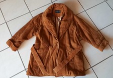 MARC CAIN Velourleder Damenjacke, Winter, braun, N 4, 40-42
