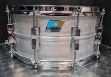 Ludwig 14x6,5" Zoll LM405K USA Acrolite Aluminium Snare Drum Gehämmert Drums