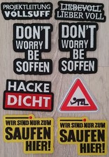 8x Aufnäher Aufbügler