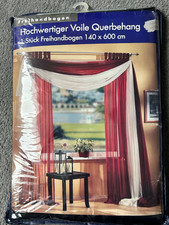 Querbehang/ Gardine - schwarz