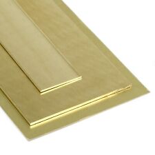 Messingblech 0,3 / 0,5mm Blech Länge wählbar CuZn37 Ms63 Messingplatte Messing