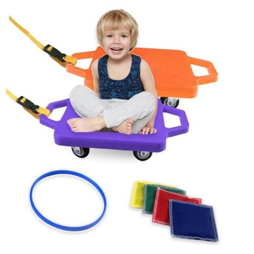 Orange purple plastic - orange,