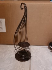 Kerzenhalter Kerzenständer Schwarz Metall Deko