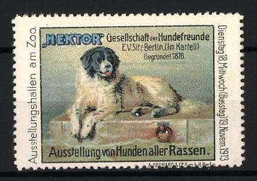 Reklamemarke berlin hektor - reklamemarke, berlin,