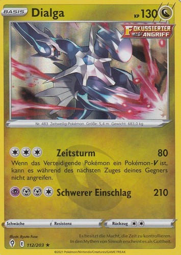 Dialga 112 203 holo pokemon - 112/203,