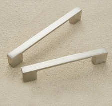 10 silberfarbene  Möbelgriffe  Schubladengriff Stangengriffe Schublade