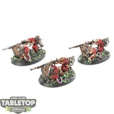 Skaven - 3 Warplock Jezzails -