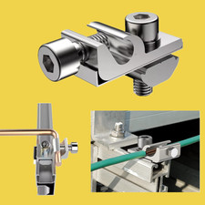 Solarmodul Erdungsklemme Alu PV Solarpanel Erdung Klemme Für Aluprofil 0% MwSt