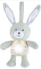 Chicco Plüsch Hase Häschen mit Musik und Schlummerlicht Nachtlicht Kuscheltier