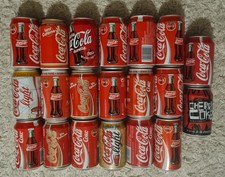 20 Stück alte "Coca Cola" Dosen, verschiedene Dosen,  Sammeldosen  #147