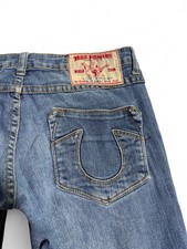 True Religion Billy Super t Jeans Blau Y2K Streetwear Made In USA GR.30 H37