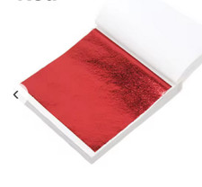 50 x  Blattmetall rot