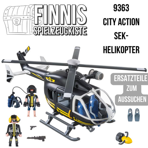 Playmobil 9363 sek helikopter - playmobil,