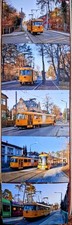 5 Fotoabzüge Straßenbahn