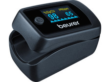 BEURER PO 45 Pulsoximeter misst SpO2 Puls PI direkt am Finger NEU OVP