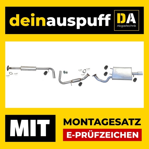 Auspuffanlage für mitsubishi - auspuffanlage,