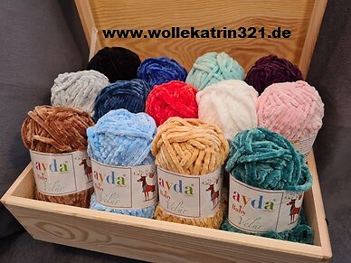 Chenille wolle 100g - chenille, babywolle