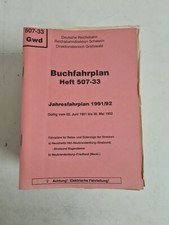 Buchfahrplan Heft 507-33