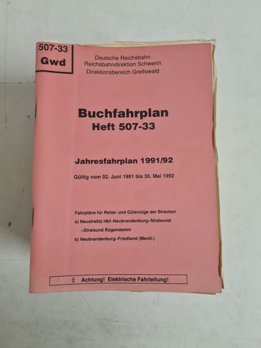 Buchfahrplan heft 507 - buchfahrplan, 507-33