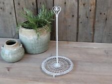 Küchenrollenhalter Küchenpapierhalter weiß Shabby Landhaus Chic Antique B-Ware