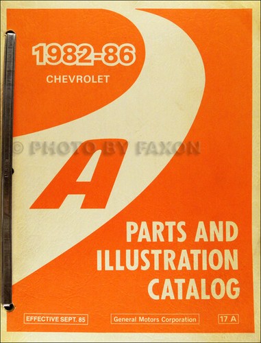 1984 1985 1986 - 1984-1985-1986, chevrolet