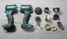 10999 Makita Akku Bohrmaschine DDF 482 Gehäuse Stator und diverse Kleinteile