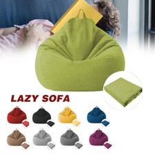 Große Sitzsack Stühle Couch Sofabezug Lazy Lounger Beanbag Sessel Ohne Füllung