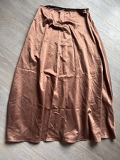 ZARA Maxi-Rock in edlem Braun