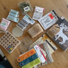 Bastel Set  Accessoires Zubehör Stempel Alphabet Daimont Painting