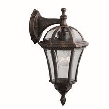 Klassische Wandaußenleuchte in antik braun E27 60W Gartenlampe Wandlampe Lampe