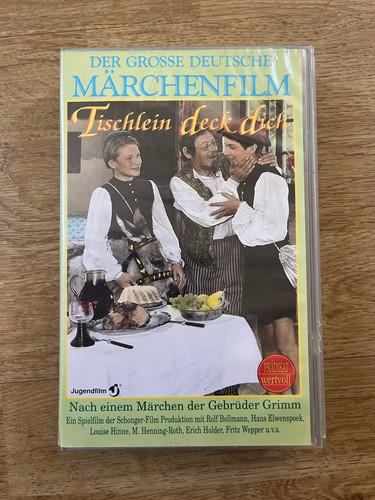Vhs film tischlein - vhs, deck