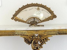 Antik Vintage Tisch-Spiegel Messing