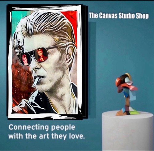 David bowie leinwandbild - bowie,