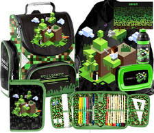 MINECRAFT Schulranzen Set 6in1