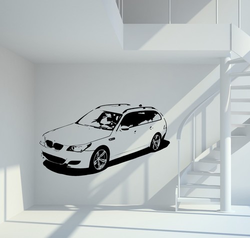 Wandtattoo bmw touring - wandtattoo,