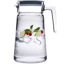 Glaskaraffe Krug mit Deckel