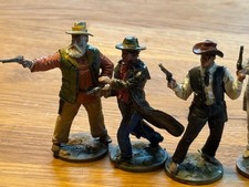 Zinnfiguren Cowboys aus Sammlungsauflösung