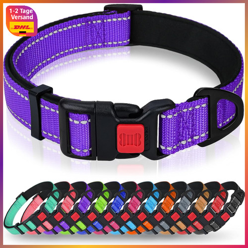 Hundehalsband gepolstert - hundehalsband,