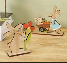 Osterhasendeko zum aufstellen