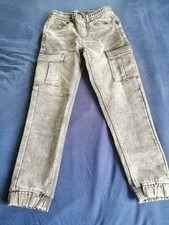 Jeans cargohose schwarz - jeans, /grau