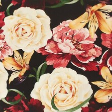 Viskose Stoff Rosen und