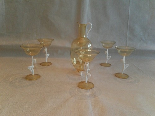 Art deco set likörgläser - set, &