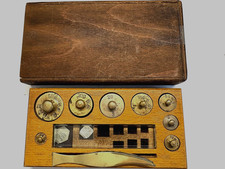 Gewichtsatz - Feingewichte - Set in Holzbox - gebraucht