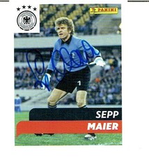 Sepp Maier Panini  DfB 2025 /Bayern München Nr. 8  mit original  Unterschrift