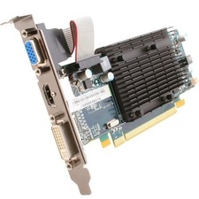 Grafikkarte PCI-Express 2.0 x16 512 MB HDMI DVI VGA Sapphire ATI HD 4350 lautlos