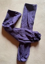 GUDRUN SJÖDEN 1 Paar Fein-Kniestrümpfe, Gr.  L/XL, Farbe Aubergine/Pflaumenblau