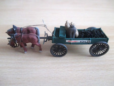Kohlenwagen mit 2 Pferden und