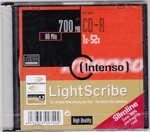 Intenso light scribe rohling - intenso,