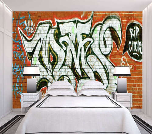 Coole graffiti wall voll - wall, 3d